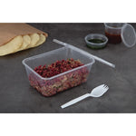 Grandes boîtes en plastique micro-ondables avec couvercles Fiesta 1 L (lot de 250) — DM183
