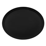 Plateau de service ovale fibre de verre antidérapant Camtread Cambro noir 60 cm — DM783