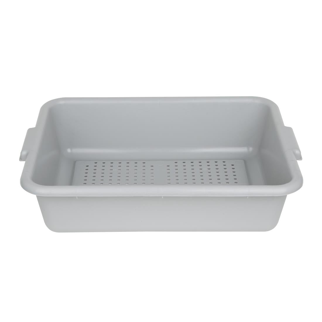 Bac alimentaire perforé en plastique EDLP Vogue gris — DN583
