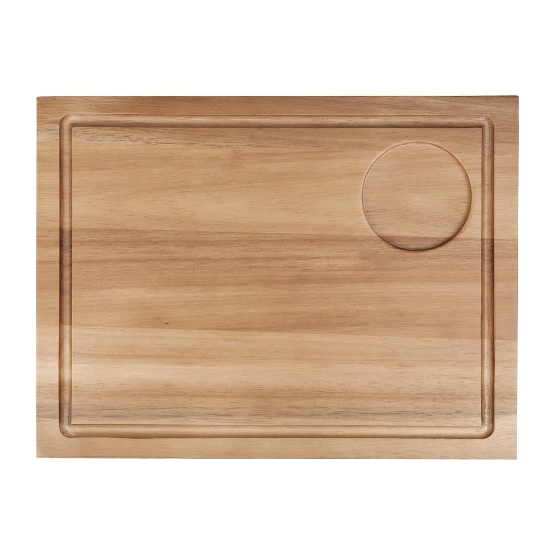Grande planche à steak en bois d'acacia Olympia — DP139