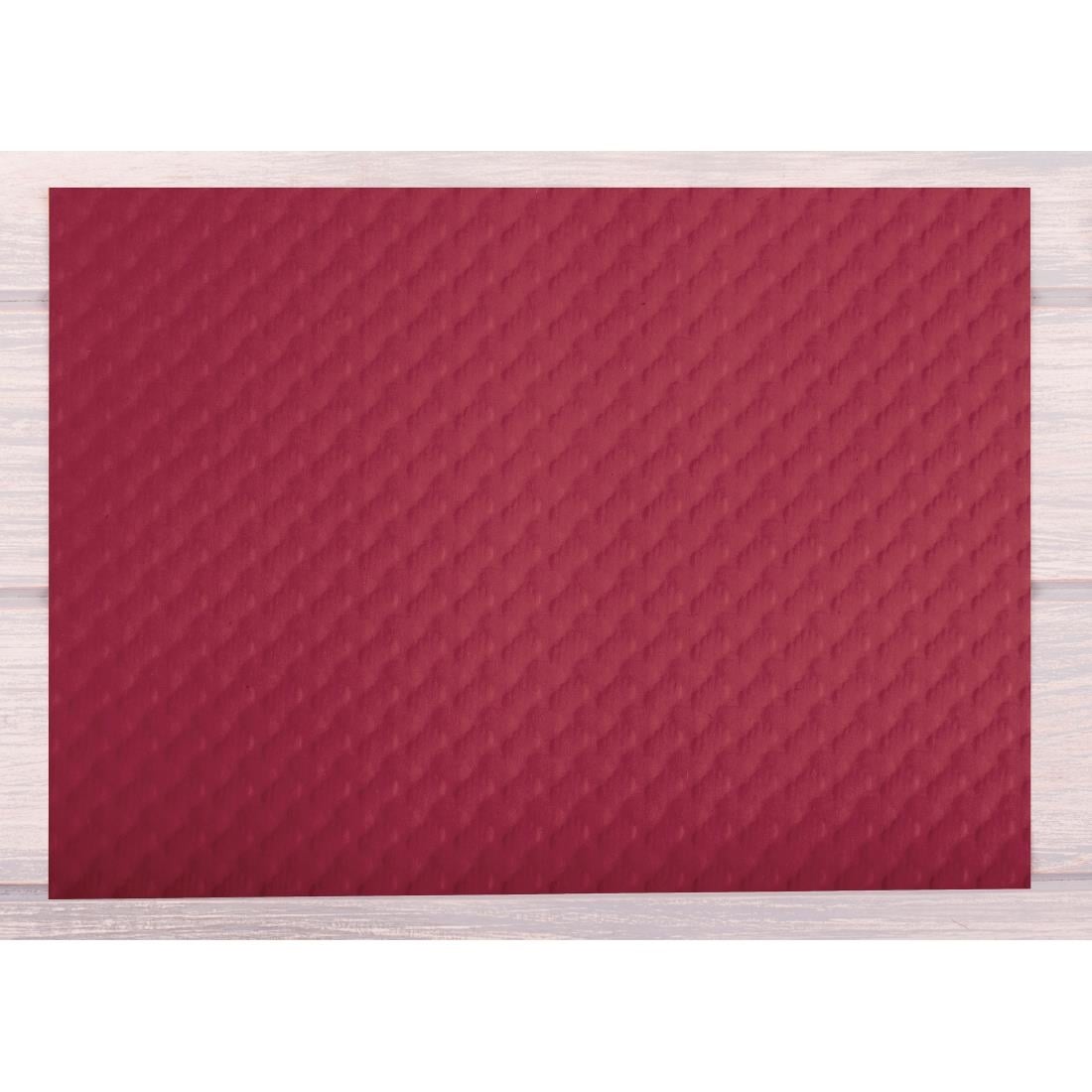 Sets de table en papier bordeaux (lot de 500) — DP196