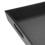 Grand plateau de service Olympia en bambou noir 510x350mm — DP883