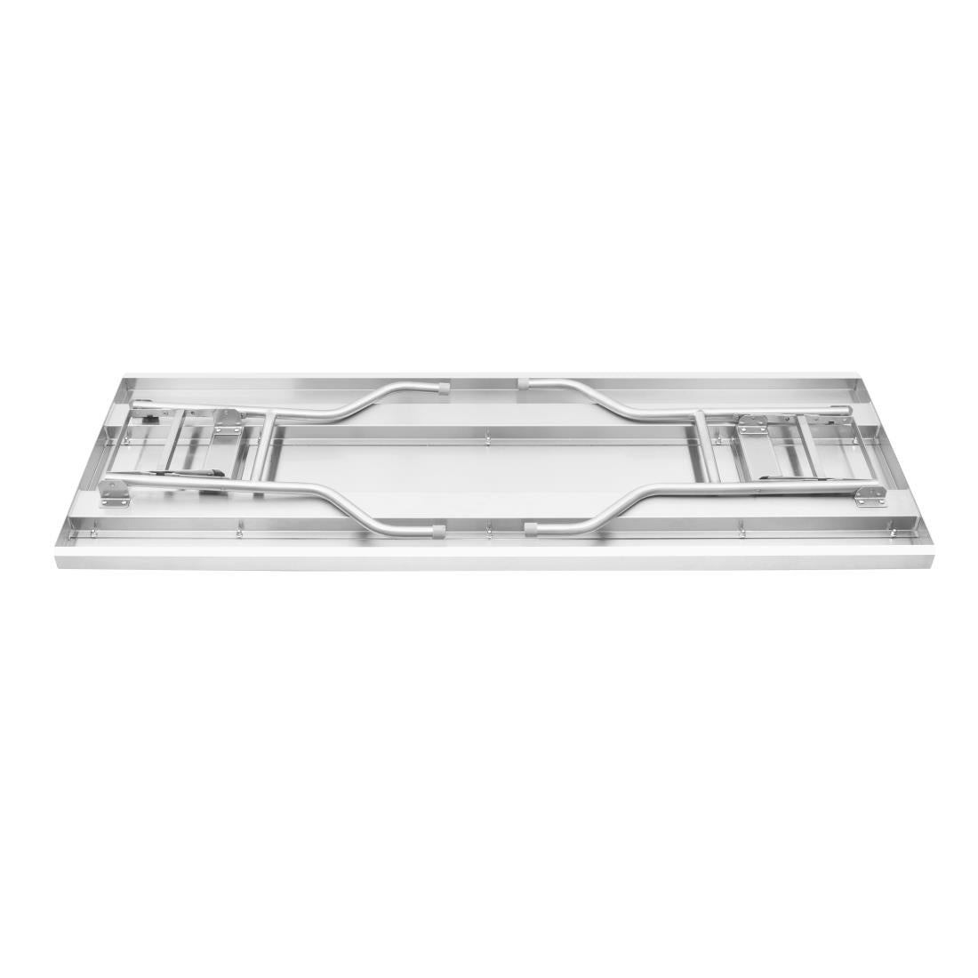 Table de travail pliante inox Vogue 1830x760x780 — DR195