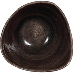 Bols triangulaires Churchill Stonecast Patina Black 153mm (Lot de 12) — DR657