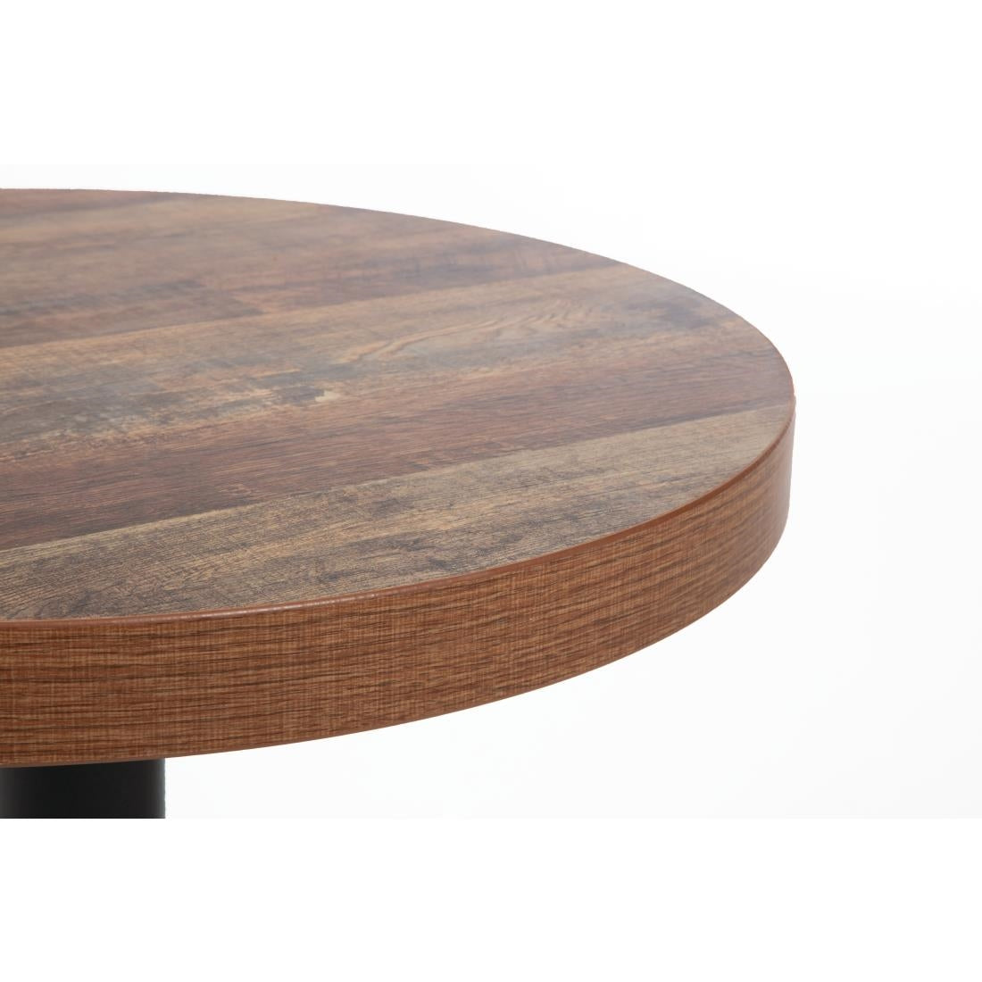 Plateau de table rond Bolero 60 cm effet bois vieilli — DR822