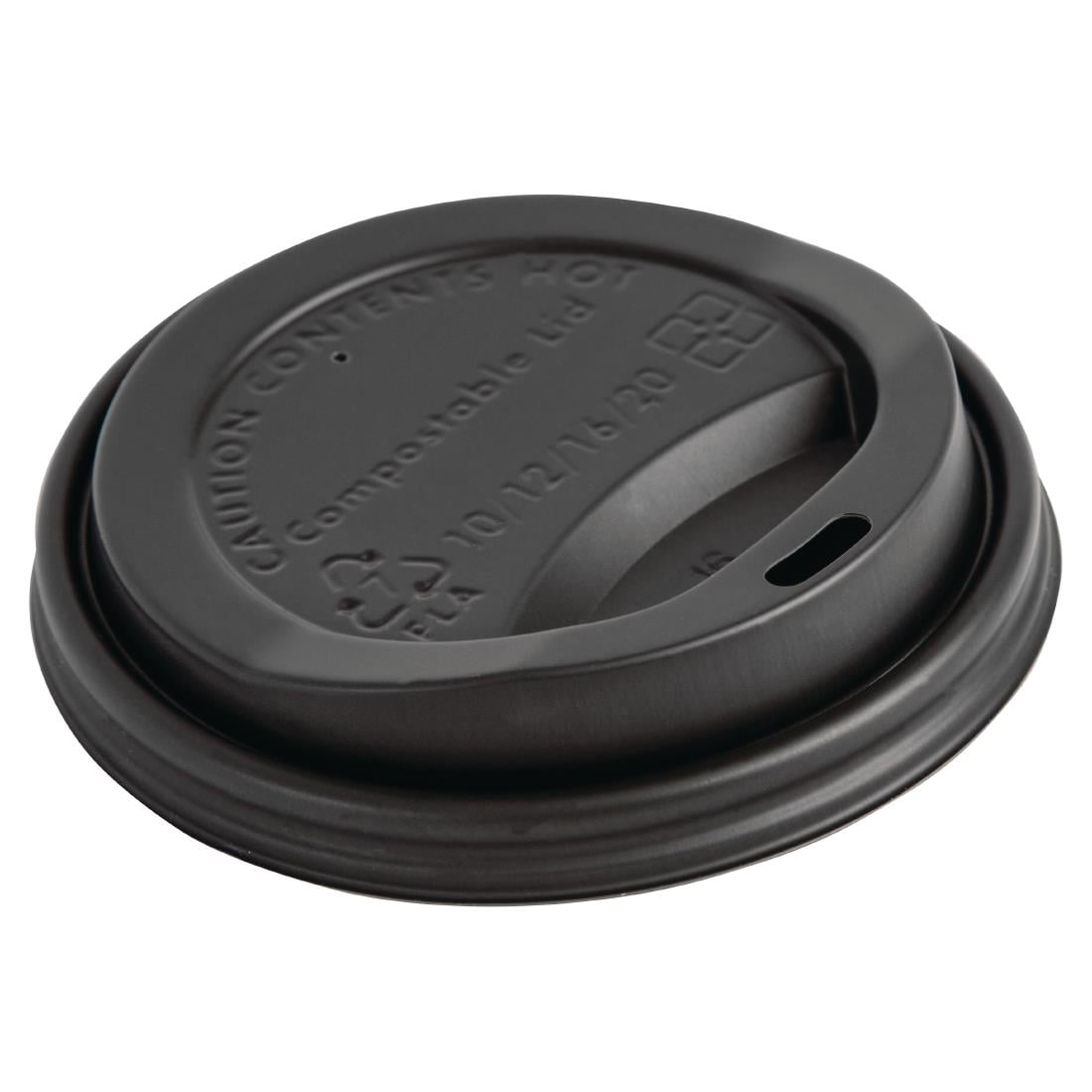 Couvercles gobelets boissons chaudes CPLA compostables Fiesta Compostable 340 ml (lot de 1000) — DS053
