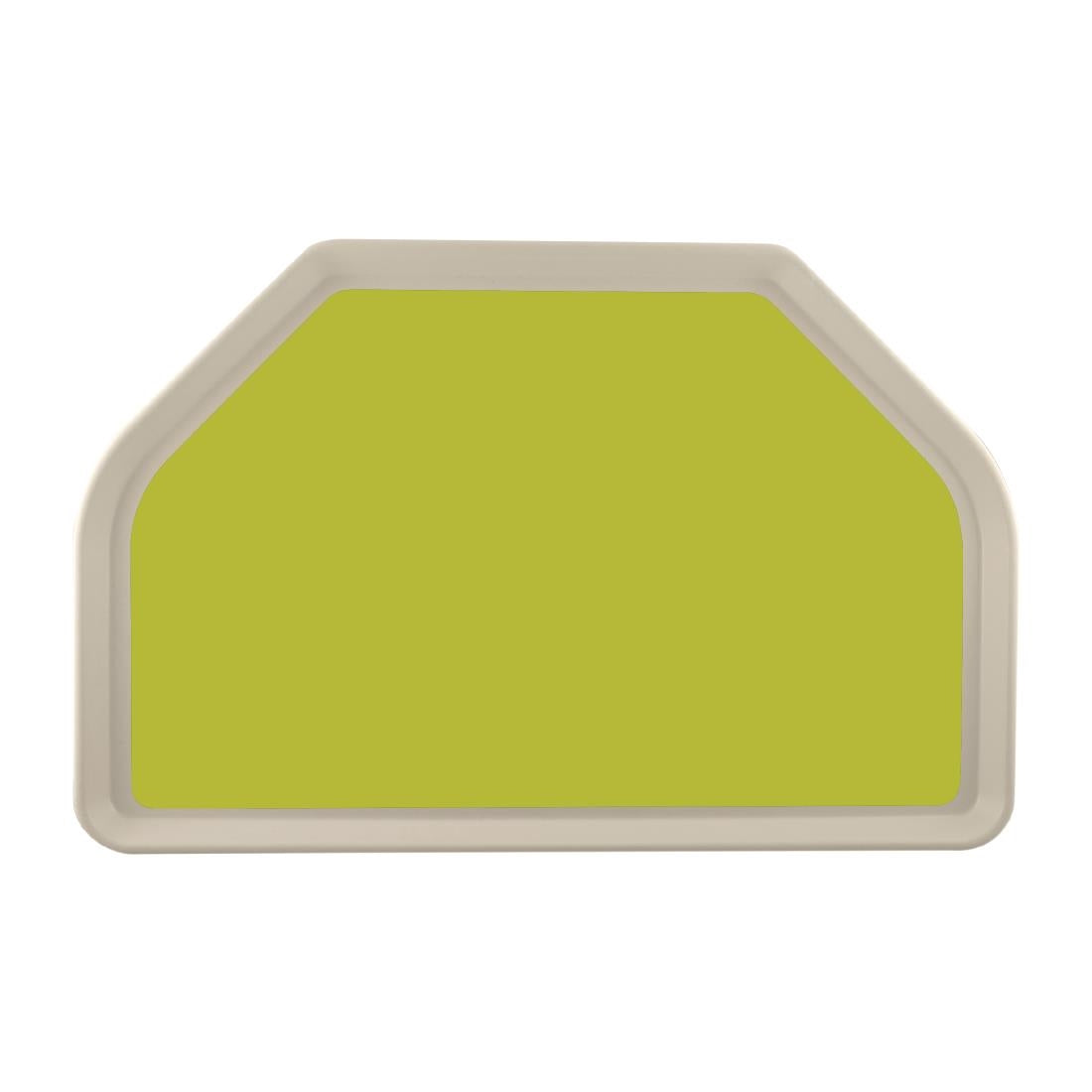 Plateau de service en polyester Roltex Trapèze GN 500x325mm vert — DS094