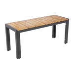 Bancs en acier et acacia Bolero 100 cm (lot de 2) — DS154