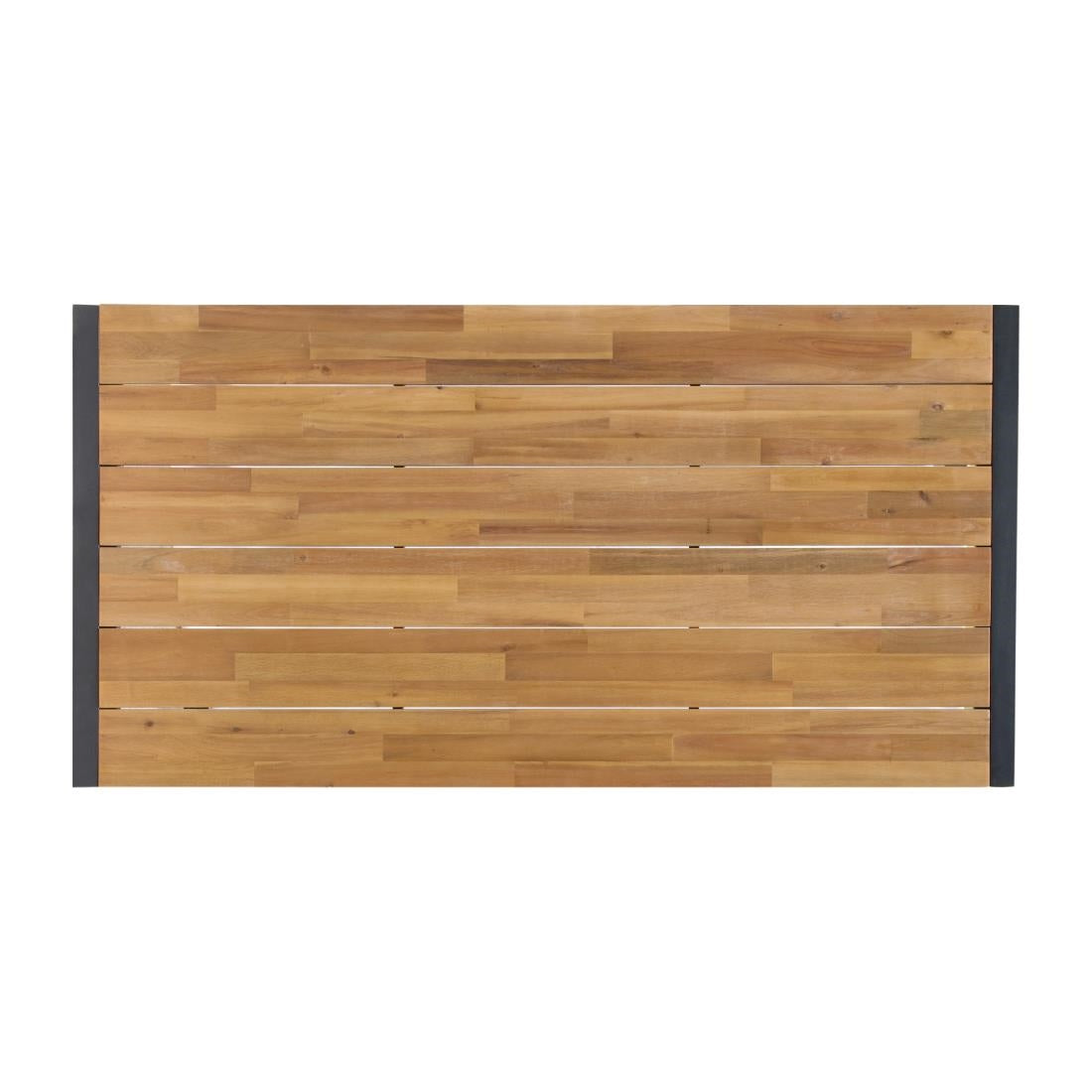 Table industrielle rectangulaire acier et acacia Bolero 180 cm — DS157