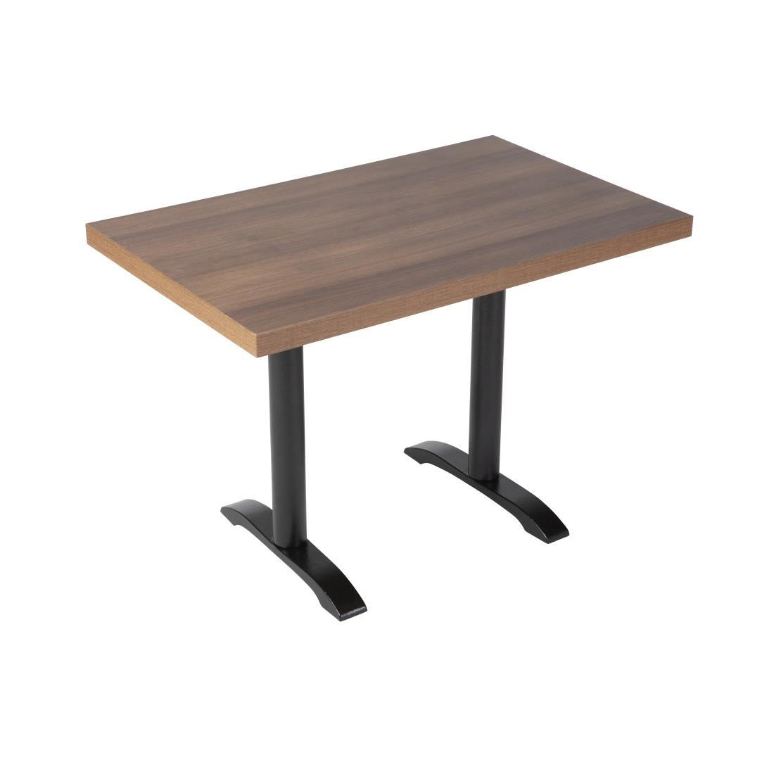 Plateau de table rectangulaire pré-percé Bolero chêne rustique 700mm — DT442