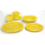 Assiettes à bord surélevé Heritage Olympia jaunes 253mm (lot de 4) — DW147