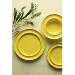 Assiettes à bord surélevé Heritage Olympia jaunes 253mm (lot de 4) — DW147
