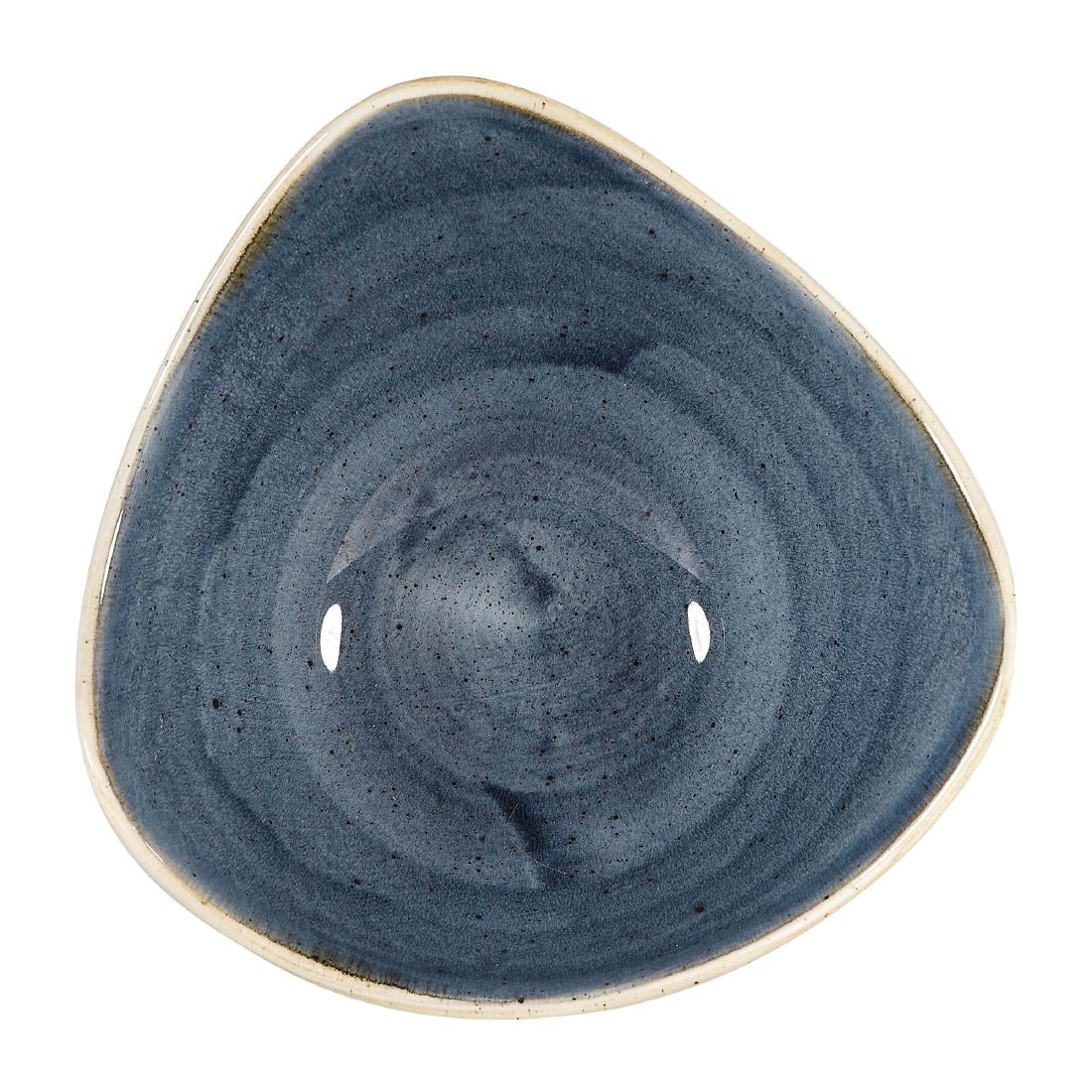 Bols triangulaires Churchill Stonecast Blueberry 235mm (Lot de 12) — DW358