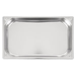 Bac inox 18/10 professionnel Vogue GN 1/1 65mm — DW433