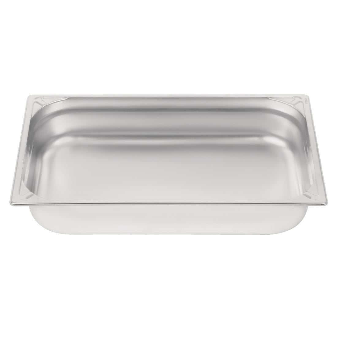 Bac inox 18/10 professionnel Vogue GN 1/1 100mm — DW434