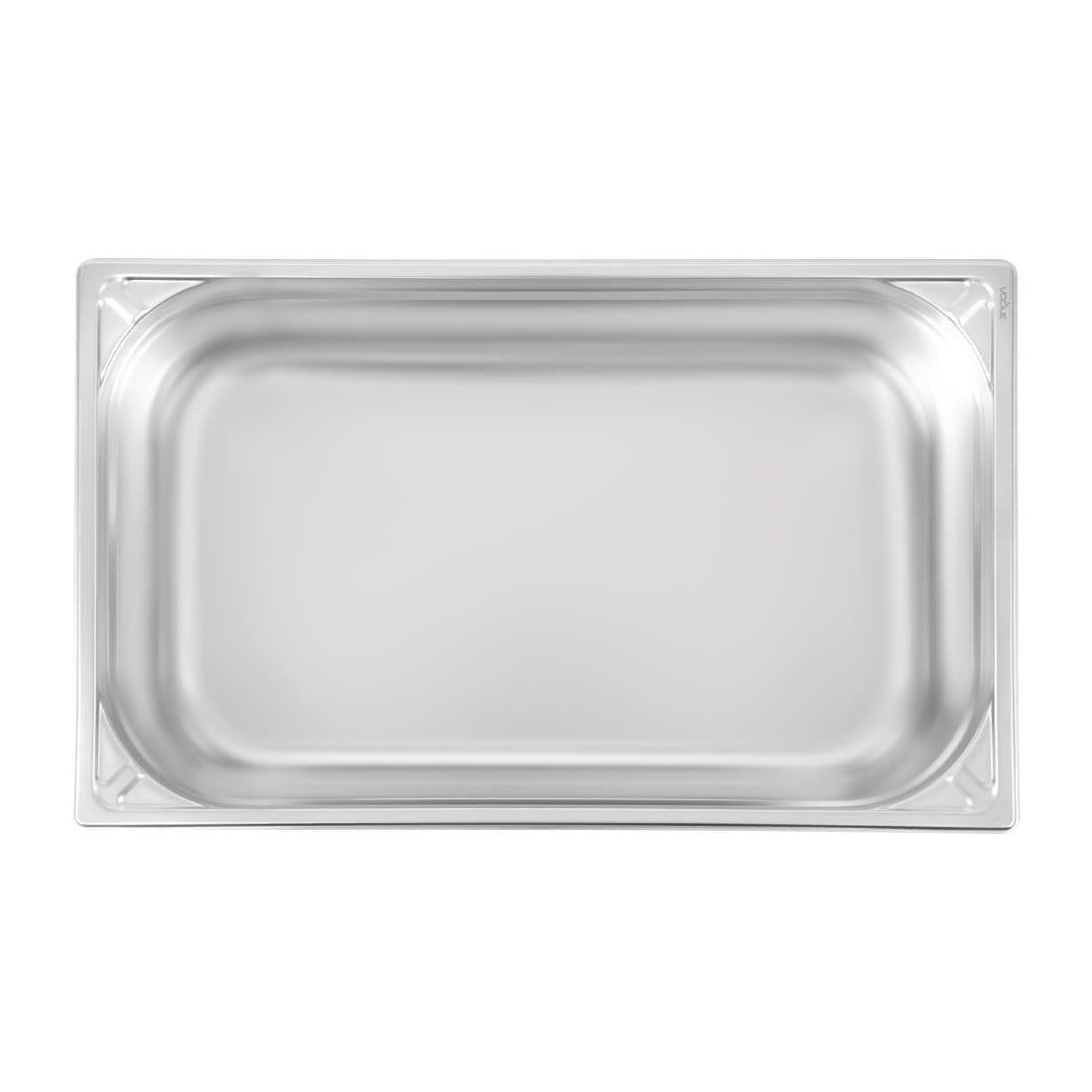 Bac inox 18/10 professionnel Vogue GN 1/1 150mm — DW435