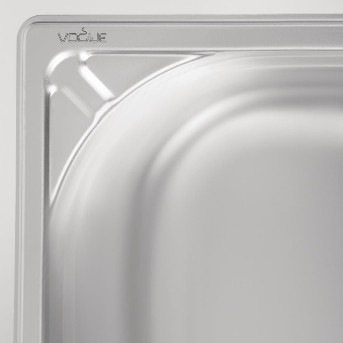 Bac inox 18/10 professionnel Vogue GN 1/1 150mm — DW435
