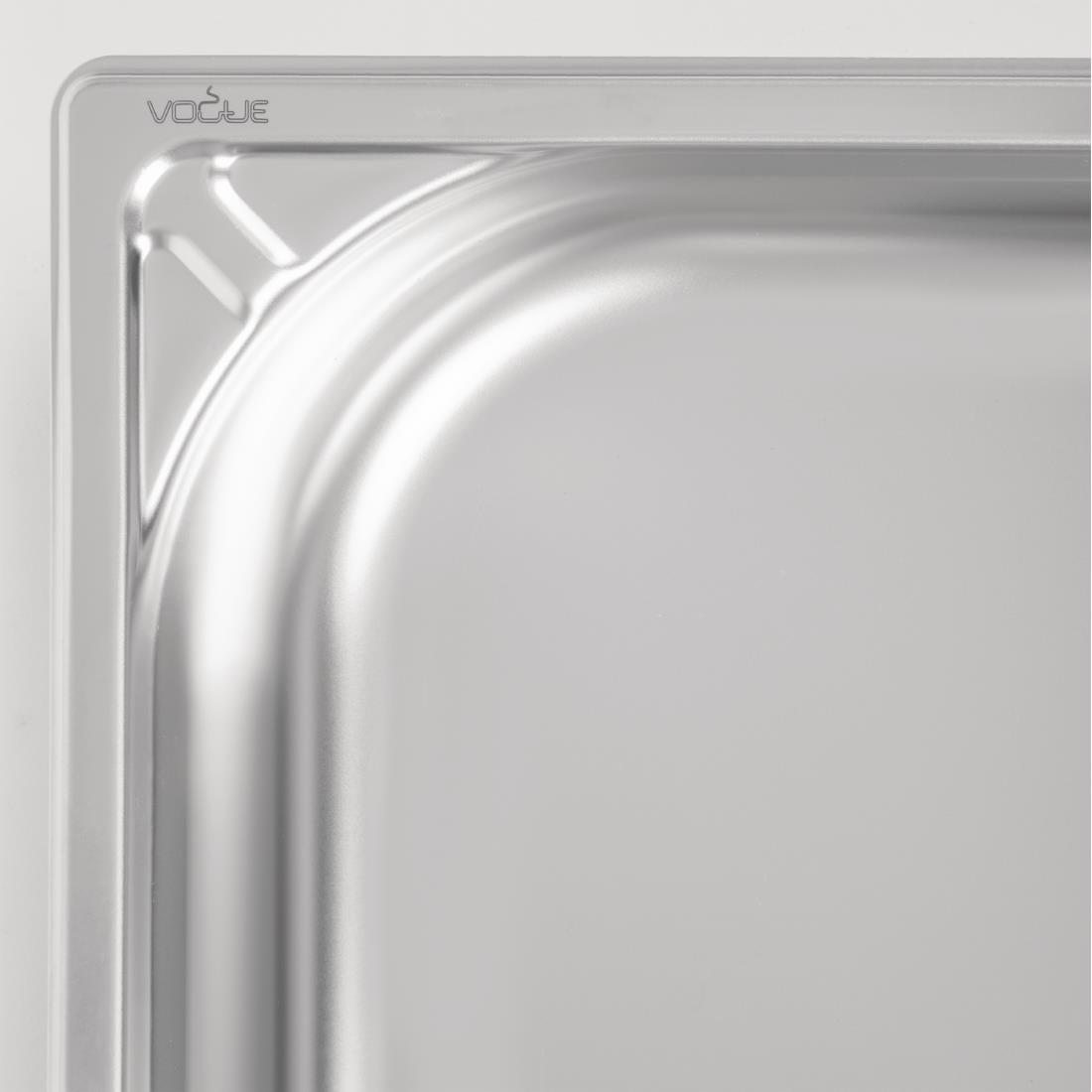 Bac professionnel inox 18/10 Vogue GN 1/2 65mm — DW438