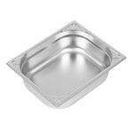 Bac inox 18/10 professionnel Vogue GN 1/2 100mm — DW439