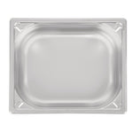Bac inox 18/10 professionnel Vogue GN 1/2 100mm — DW439