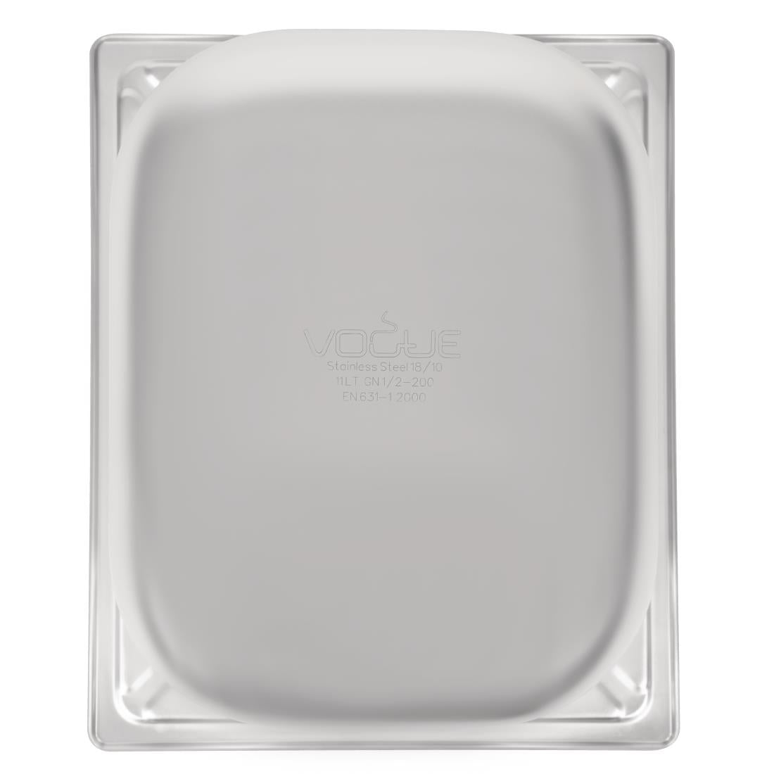 Bac professionnel inox 18/10 Vogue GN 1/2 200mm — DW441