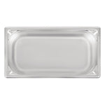 Bac inox 18/10 professionnel Vogue GN 1/3 100mm — DW443