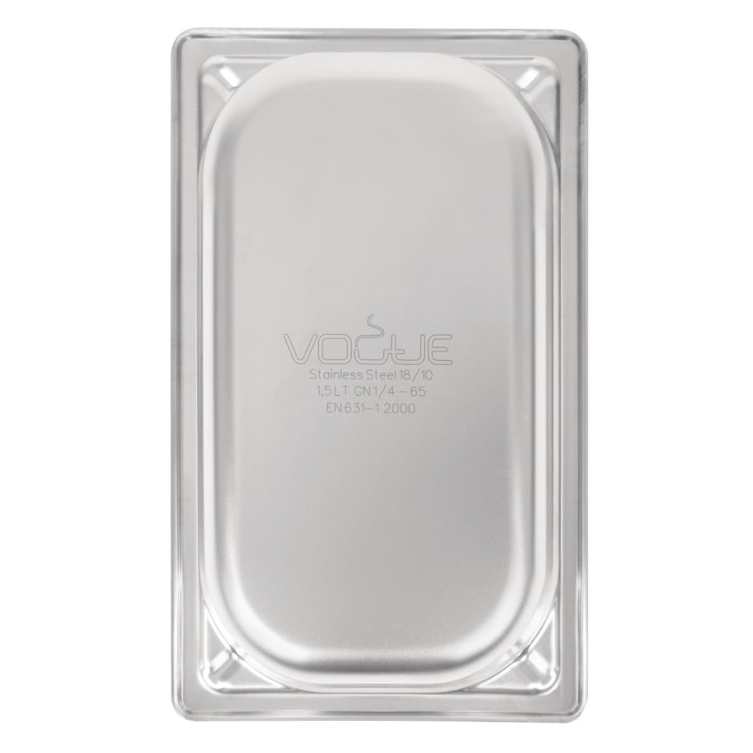 Bac professionnel inox 18/10 Vogue GN 1/4 65mm — DW446