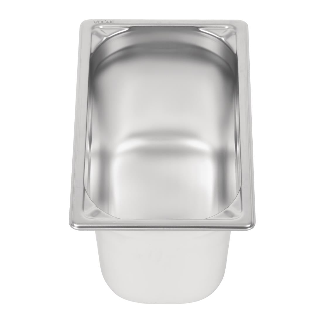 Bac inox 18/10 professionnel Vogue GN 1/4 150mm — DW448