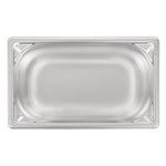 Bac inox 18/10 professionnel Vogue GN 1/4 150mm — DW448