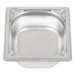Bac inox 18/10 professionnel Vogue GN 1/6 65mm — DW449