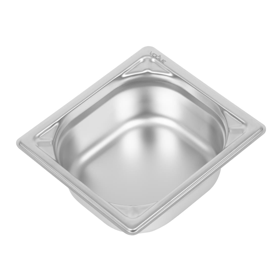 Bac inox 18/10 professionnel Vogue GN 1/6 65mm — DW449