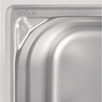 Bac inox 18/10 professionnel Vogue GN 1/6 100mm — DW450