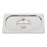 Couvercle inox 18/10 professionnel Vogue GN 1/4 — DW458