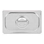 Couvercle inox 18/10 professionnel Vogue GN 1/4 — DW458
