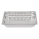 Bac inox 18/10 perforé GN 1/1 professionnel Vogue 100mm — DW462