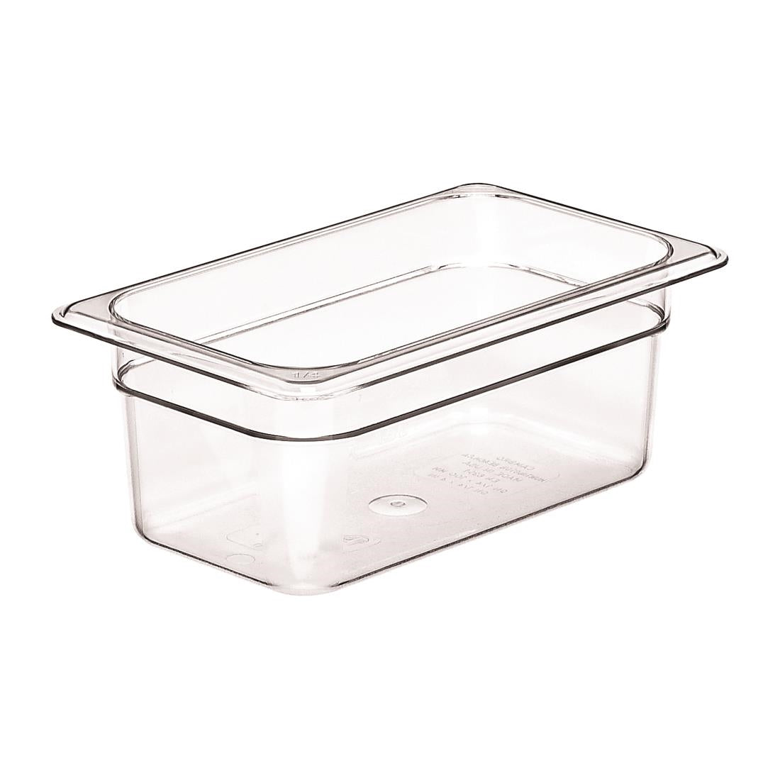 Bac sans BPA Cambro Camview GN 1/4 100mm — DW543