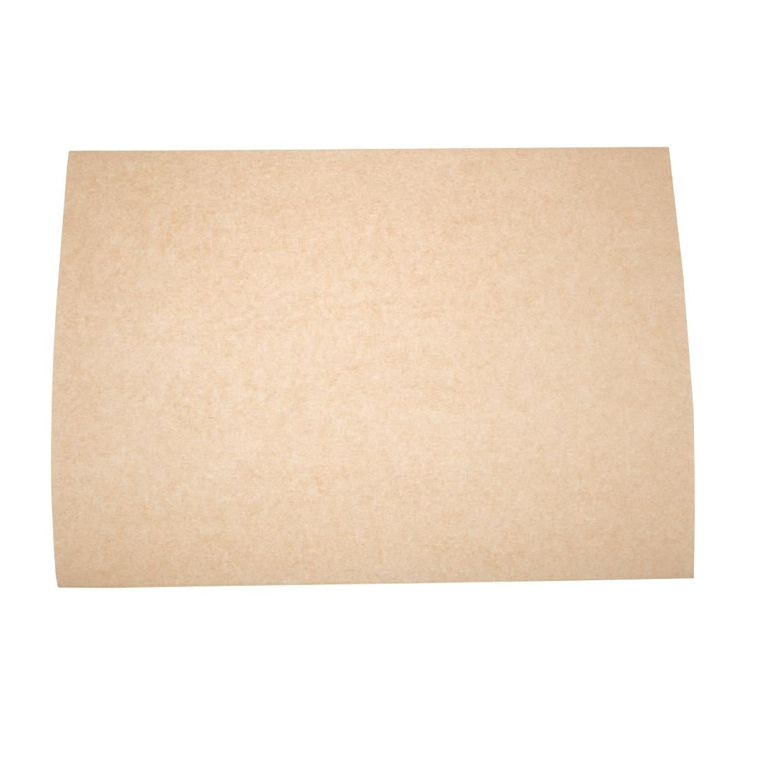 Papier sulfurisé non blanchi compostable Vegware 38 x 27,5 cm (lot de 500) — DW631