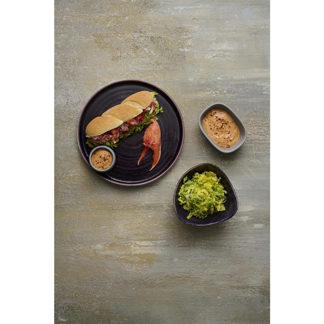 Assiettes rondes Churchill Stonecast Patina Purple 260mm (Lot de 12) — DX059