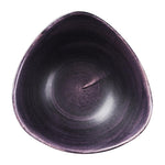 Bols triangulaires Churchill Stonecast Patina Purple 185mm (Lot de 12) — DX067