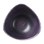 Bols triangulaires Churchill Stonecast Patina Purple 153mm (Lot de 12) — DX068
