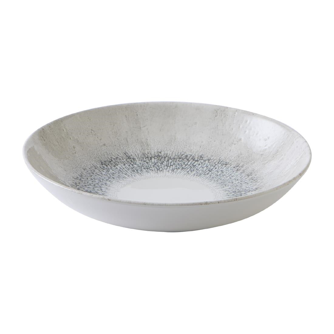 Assiettes coupes rondes Churchill Studio Prints Fusion Grey 248mm (Lot de 12) — DX081