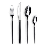 Couteaux de table noirs Soprano Amefa (lot de 12) — DX681