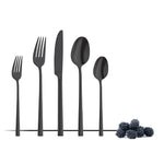 Cuillères à glace Amefa Metropole PVD noires (lot de 12) — DX699
