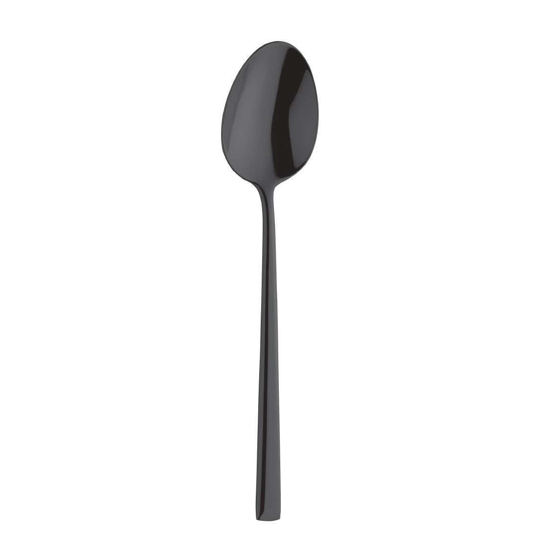 Cuillères à dessert Amefa Metropole PVD noires (lot de 12) — DX695