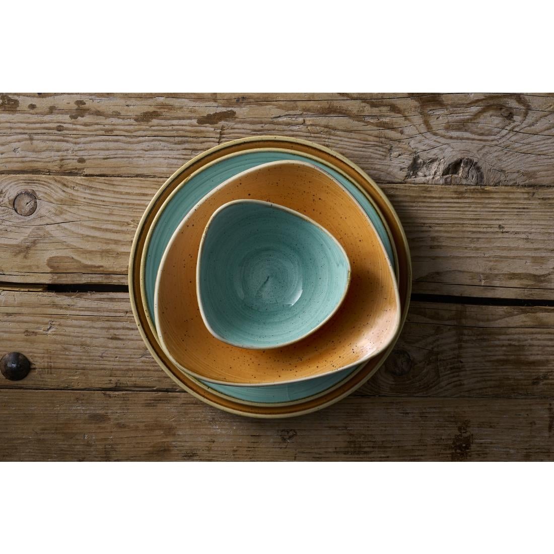 Assiettes rondes Churchill Stonecast Mint 260mm (Lot de 12) — DX784
