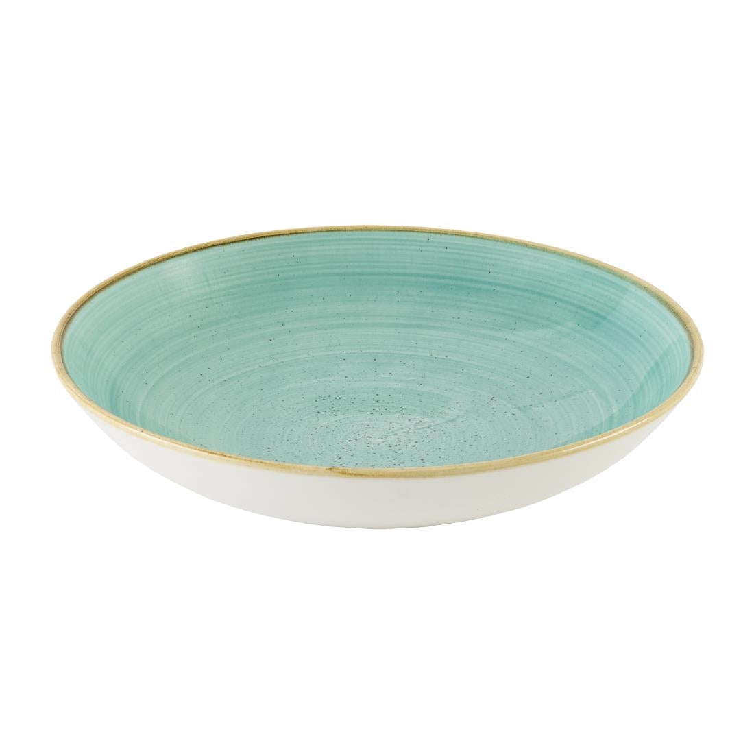 Assiettes coupes rondes Churchill Stonecast Mint 248mm (Lot de 12) — DX787