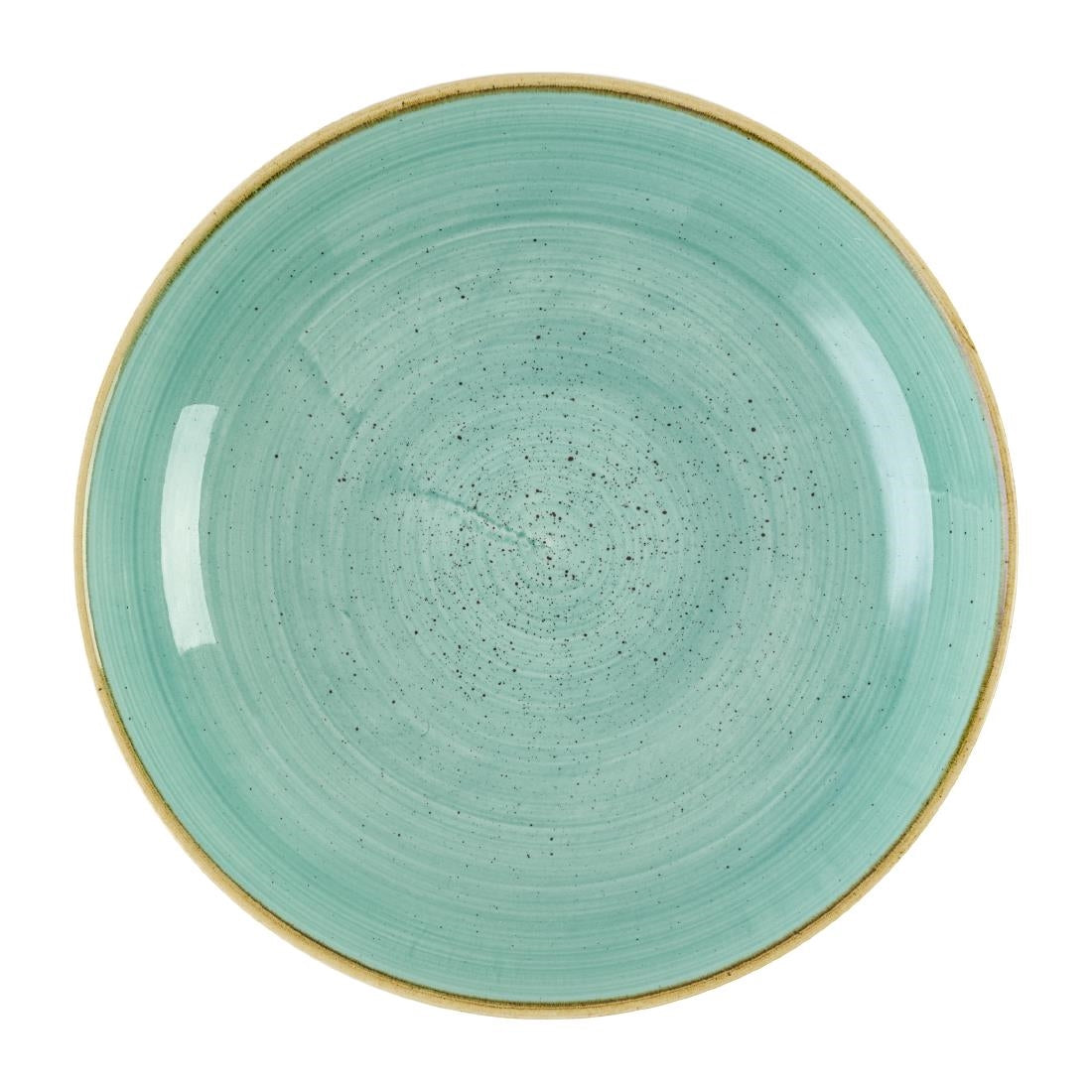 Assiettes coupes rondes Churchill Stonecast Mint 248mm (Lot de 12) — DX787