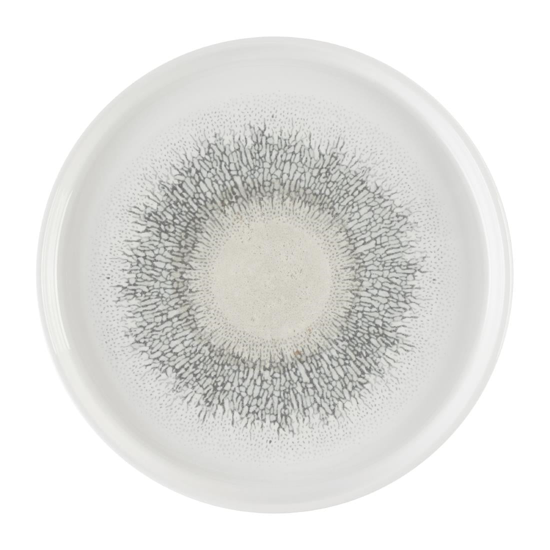 Assiettes avec rebord Churchill Studio Prints Fusion Agate Grey 210mm (Lot de 6) — DX831