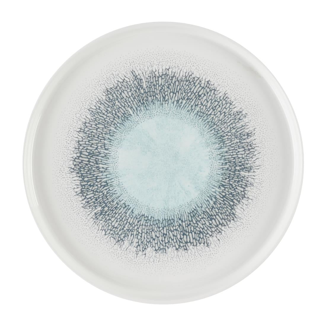 Assiettes avec rebord Churchill Studio Prints Fusion Aquamarine 260mm (Lot de 6) — DX832