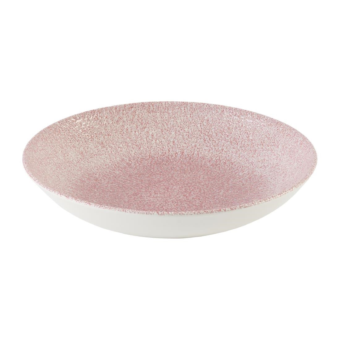 Assiettes coupes rondes Churchill Studio Prints Raku Rose Quartz Pink 248mm (Lot de 12) — DX840